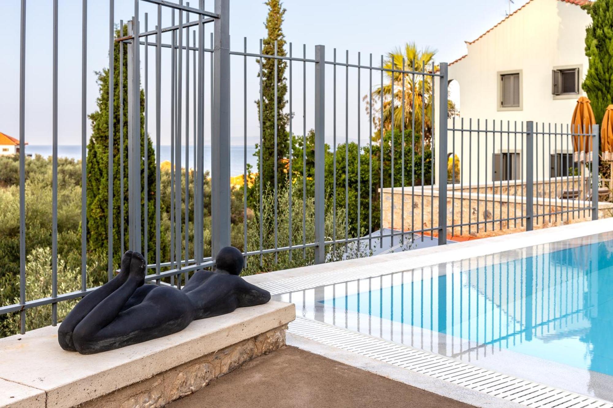 Olympia Zervea Studios With Pool - Apartment Кардамили Экстерьер фото